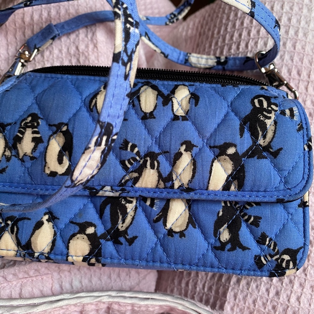 Vera Bradley Blue Penguin Crossbody Bag